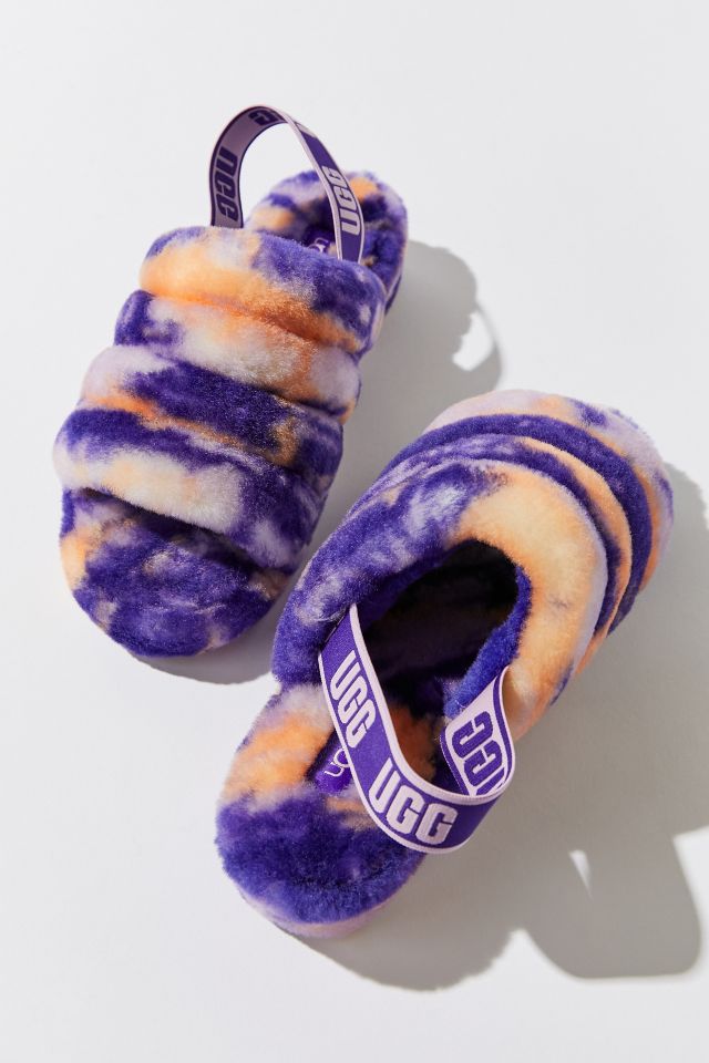 UGG Fluff Yeah Marble Slide Sandal #3