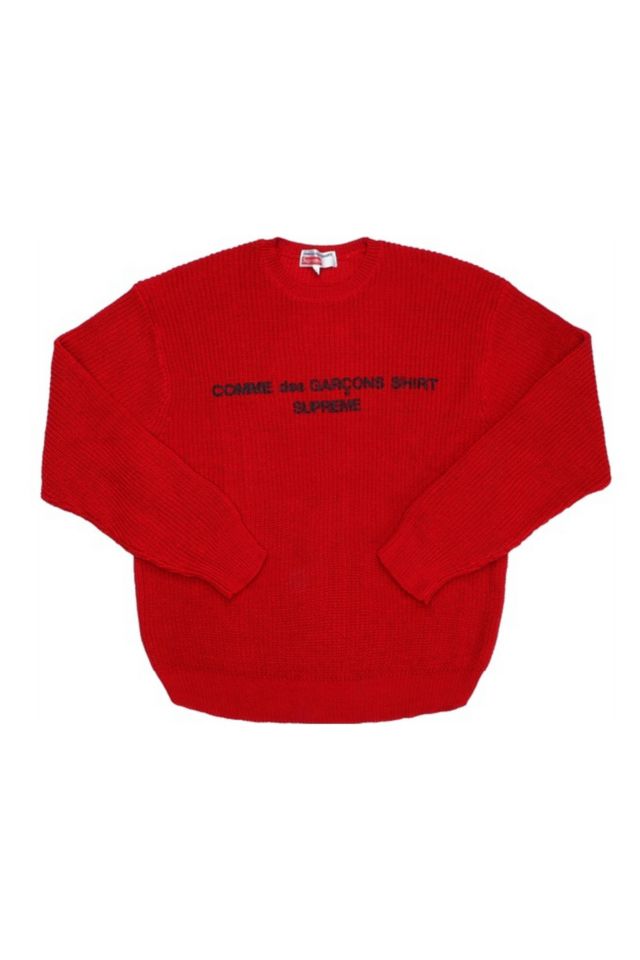 Cdg shop supreme sweater