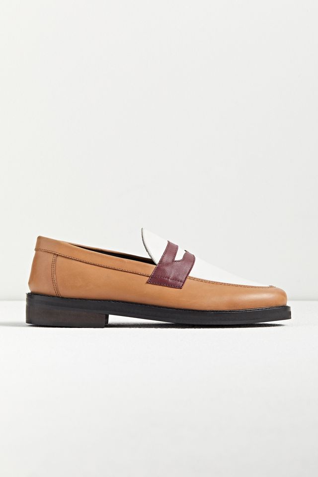 UO Leather Loafer Urban Outfitters Canada