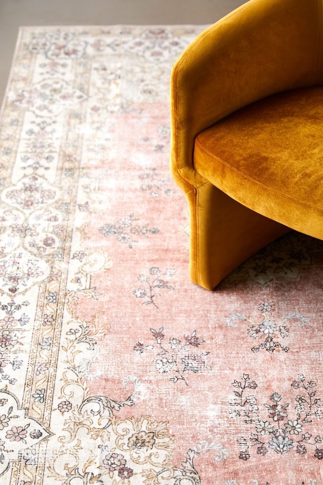 Jewel Printed Washable Rug #1