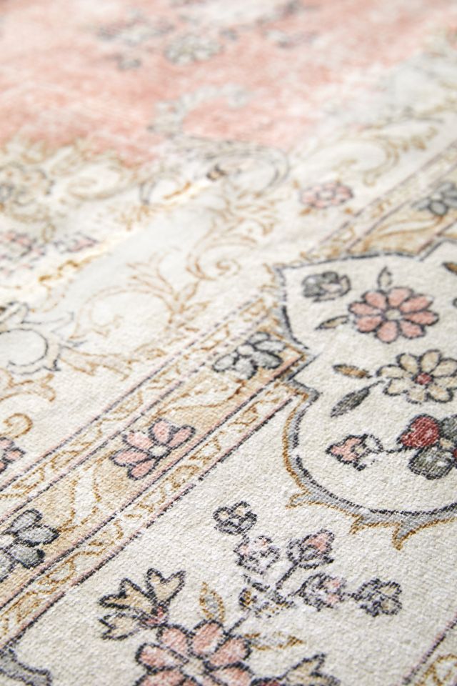 Jewel Printed Washable Rug #2