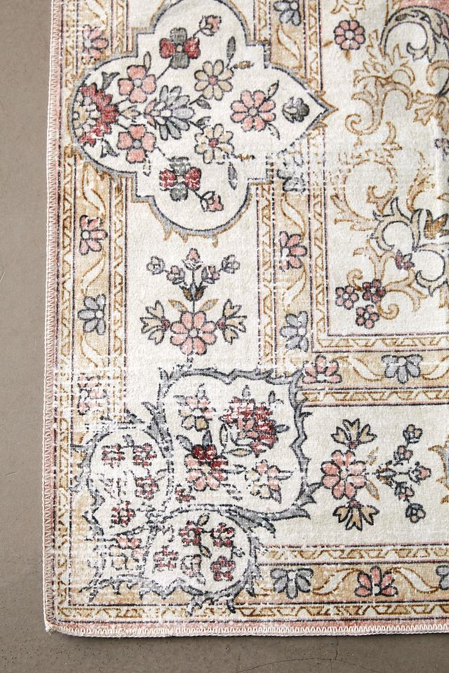 Jewel Printed Washable Rug #3