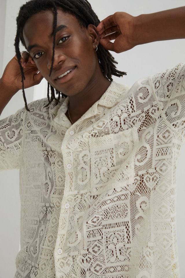 Urban Renewal Recycled Upcycled Lace Shirt