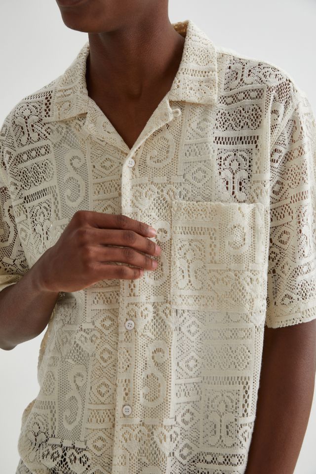 Urban Renewal Recycled Upcycled Lace Shirt