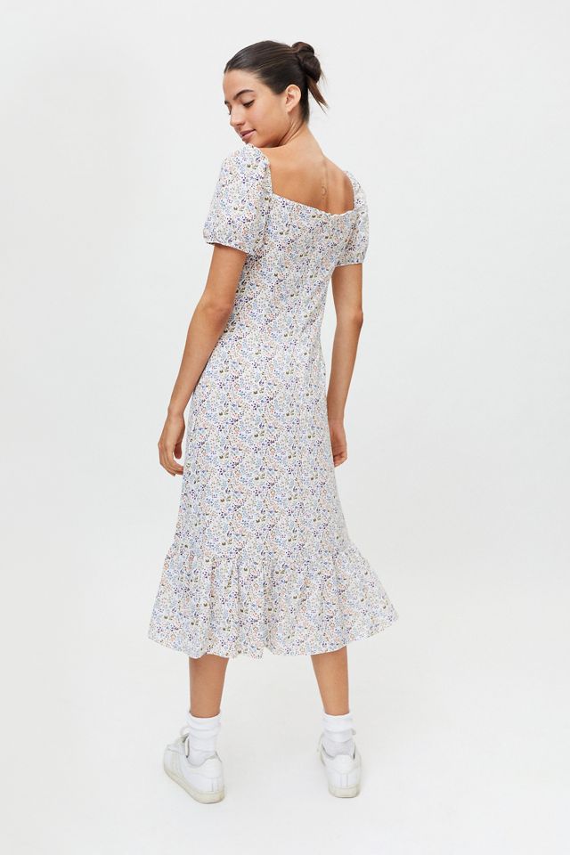Love + Harmony Puff Sleeve Maxi Dress #1
