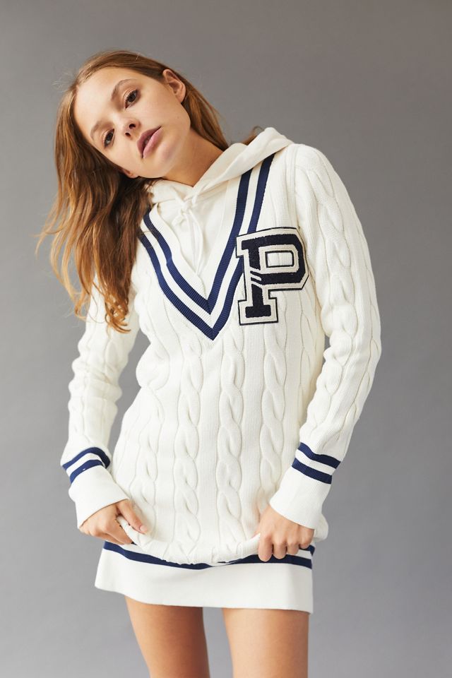 ralph lauren sweater dress Women's Wool-Blend Jersey Turtleneck Midi It features a midi silhouette that is fitted through the body and straight from the hip down with a slit at the left hem. Polo Ralph Lauren Cableknit Sweater