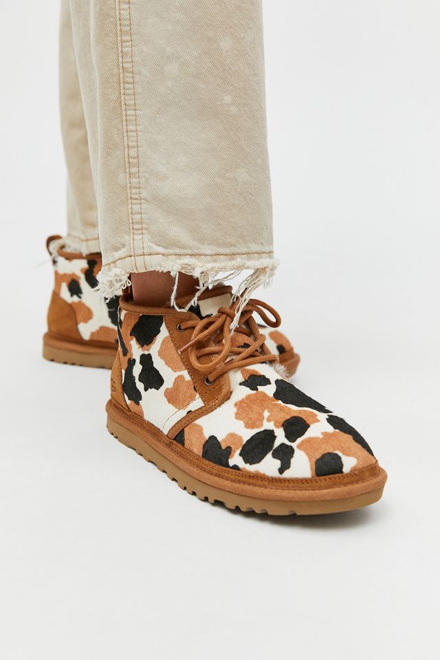 UGG Neumel Cow Print Chukka Boot #3