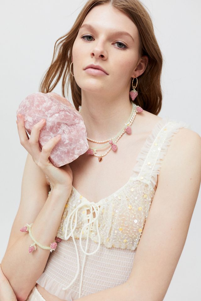 Pura Utz Strawberry Charm Necklace | Urban Outfitters