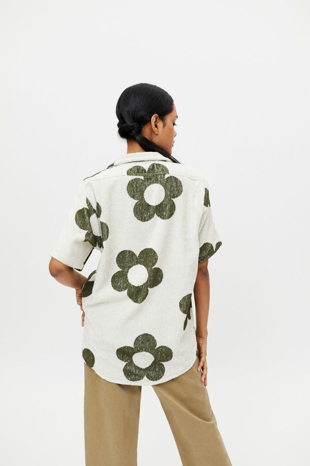 OAS Cuba Terrycloth Button-Down Shirt #2