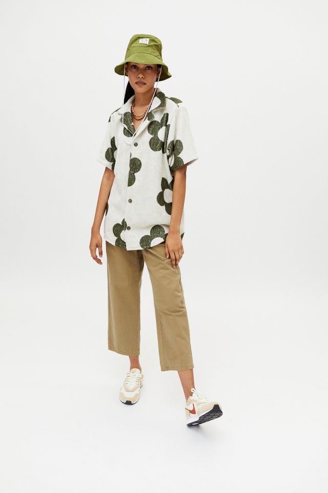 OAS Cuba Terrycloth Button-Down Shirt #3