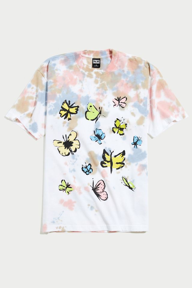 OBEY Butterflies Tie-Dye Tee | Urban Outfitters