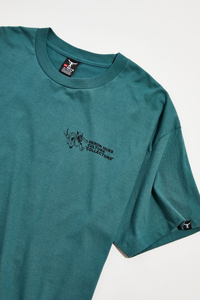 T-shirt à imprimé Hanes Beefy T X Heron Hues Culture #2