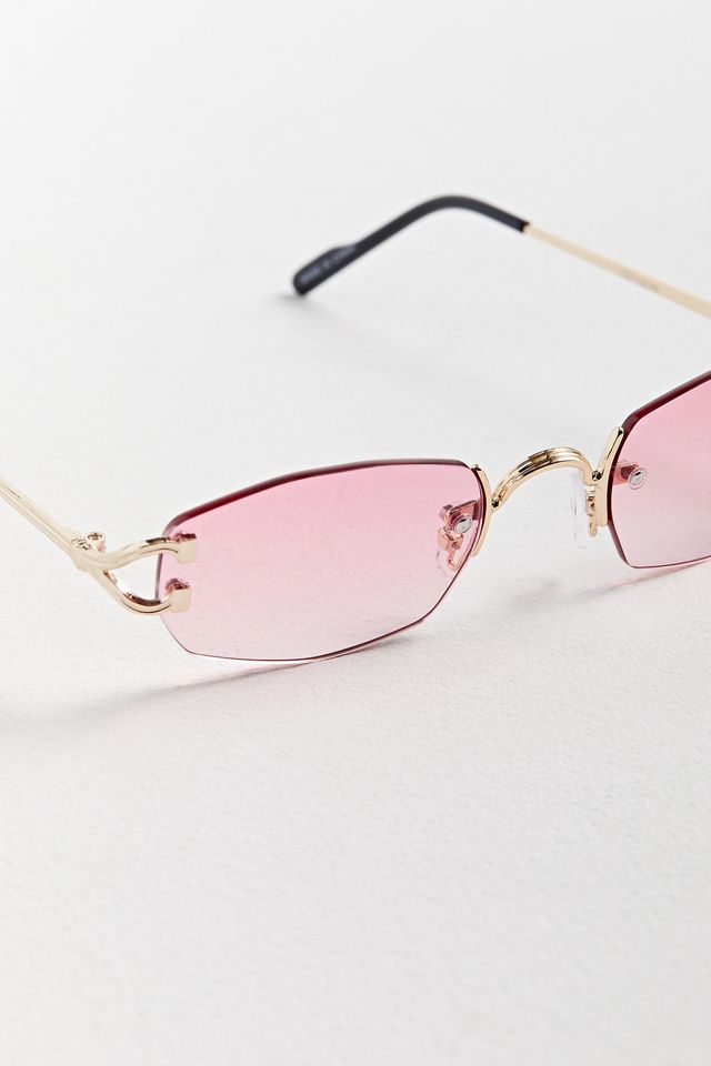 Nate Slim Rimless Sunglasses | Urban Outfitters Canada