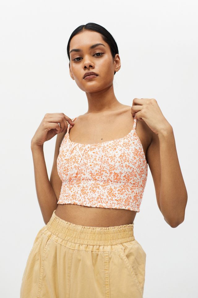 Kiss The Sky Gather Shirred Cami