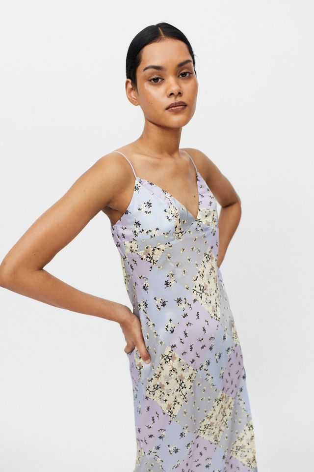 Kiss The Sky Patchwork Slip Dress #2