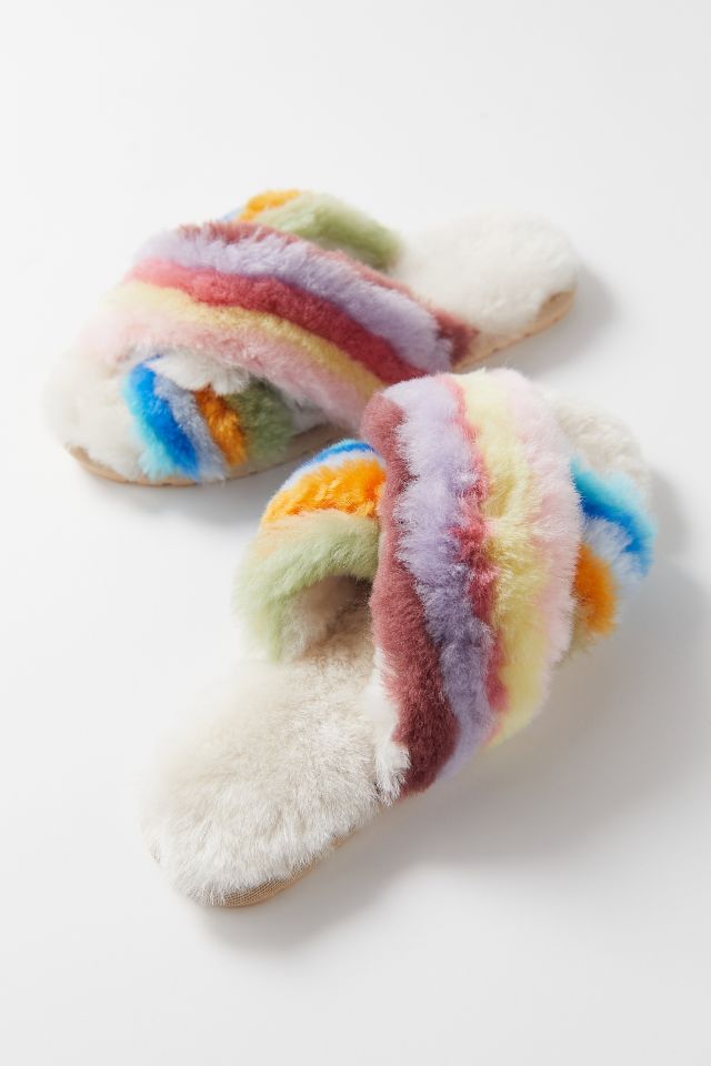 EMU Australia Mayberry Rainbow Slipper | Urban Outfitters Canada