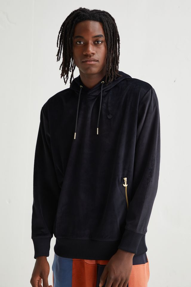 adidas Velour Hoodie Sweatshirt | Urban Outfitters