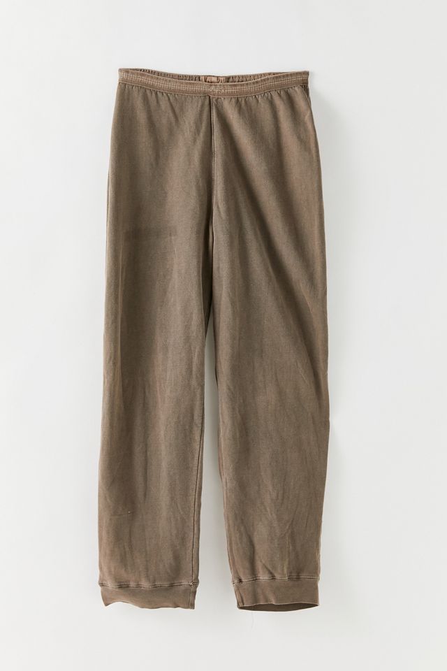 Vintage Washed Brown Lounge Pant | Urban Outfitters