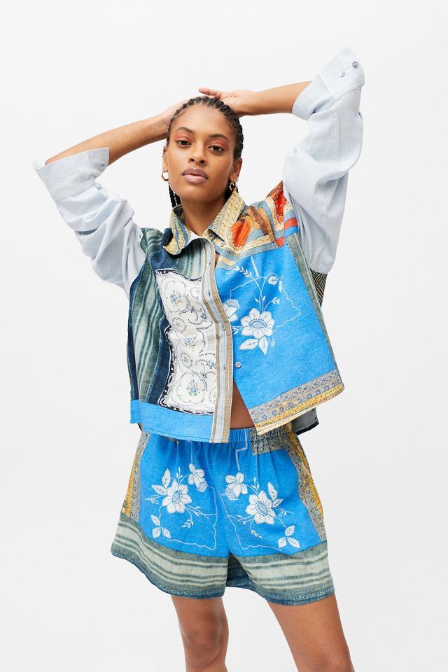 Kimchi Blue Yoko Patchwork Shirt #1