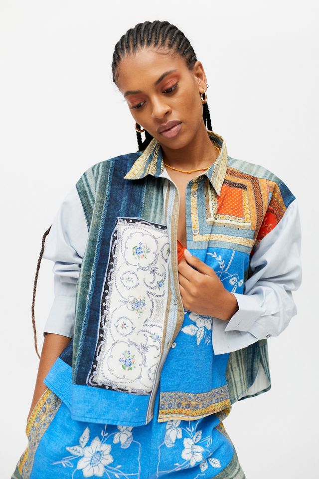 Kimchi Blue Yoko Patchwork Shirt #2