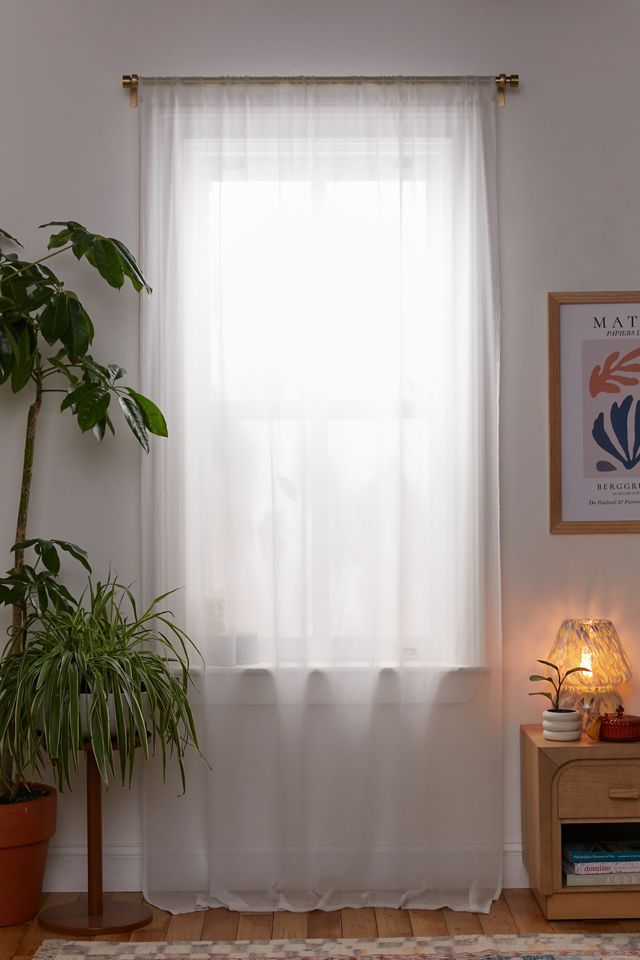 Chiffon Sheer Curtain Window Panel