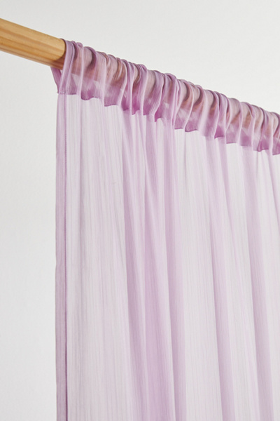 Urban Outfitters Chiffon Sheer Curtain Panel - Thumbnail 3