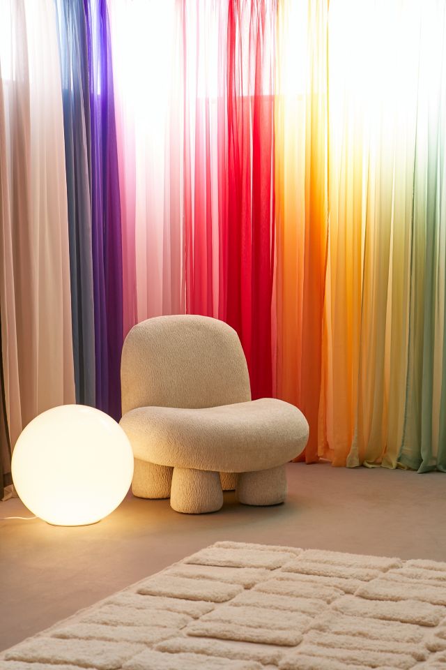 Chiffon Sheer Curtain Window Panel #3