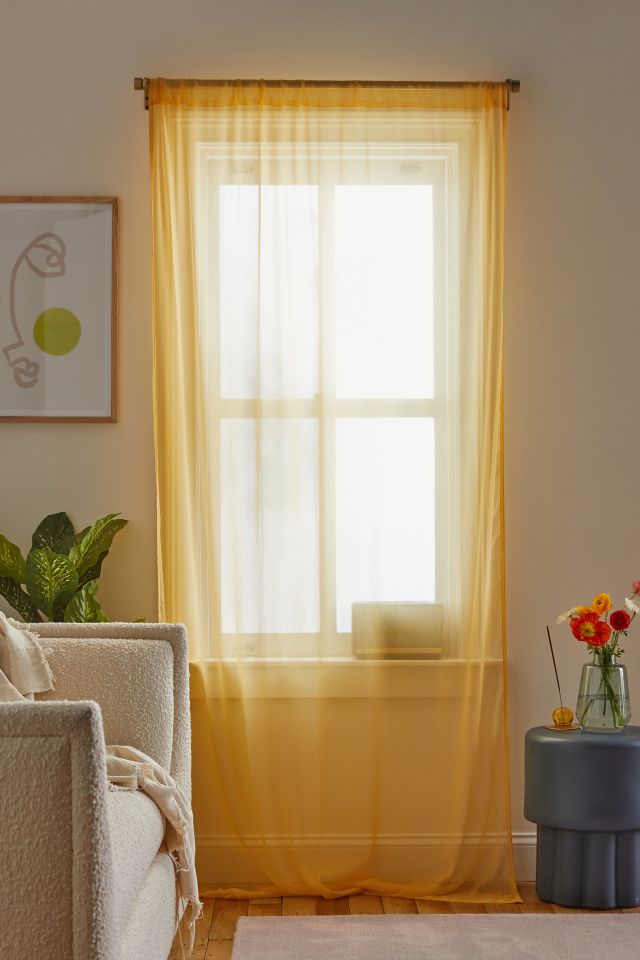 Chiffon Sheer Curtain Window Panel