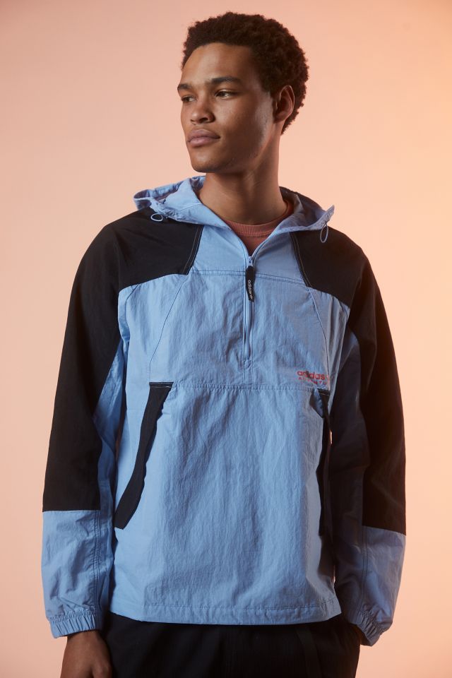 Humilde Alcanzar pasado adidas Pullover Windbreaker Jacket | Urban Outfitters