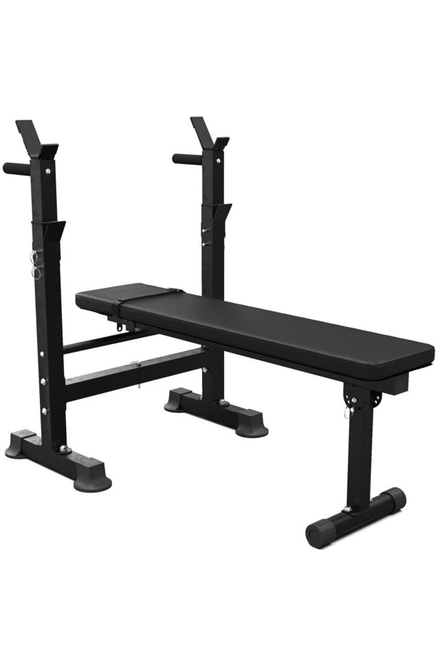 Synergee Adjustable Weight Bench with Barbell Rack