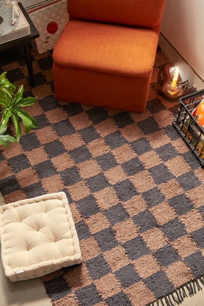 Colorful Floral Digital Printed Chenille Rug | Urban Outfitters Canada