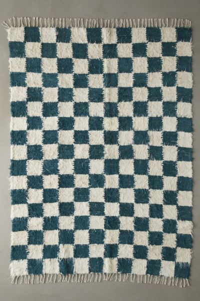 Black & White Cotton Door mat Rug Indoor Outdoor - 2x3' Zig Zag