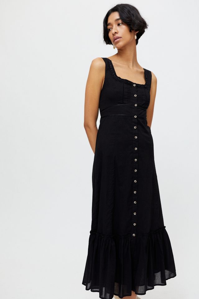 Urban outfitters 2025 button front dress