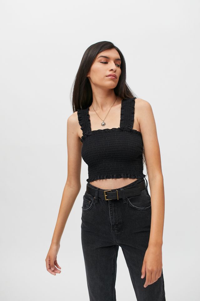 Urban outfitters smocked store top