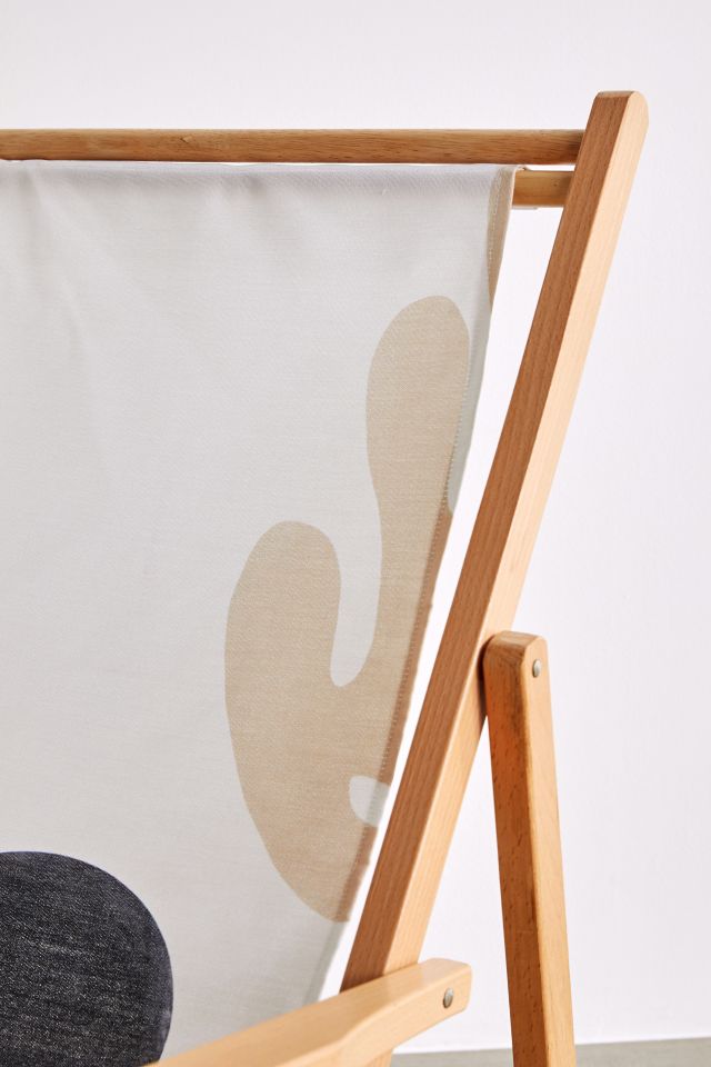 Bohomadic.Studio Deny Linen Leaves Balance Outdoor Folding Chair #4