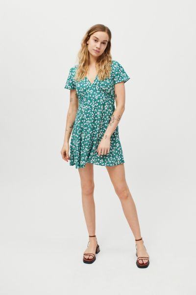 motel elara floral mini dress