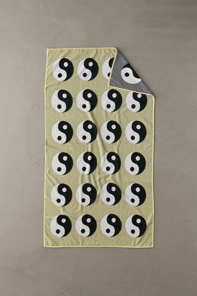 Urban Outfitters Beach Towel Ying Yang Oversized DEGEN Artist Edition 40 x high quality 70 UO