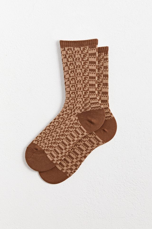 iets frans… Grid Crew Sock | Urban Outfitters