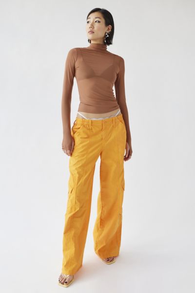 Bdg Y2k Low-rise Cargo Pant In Medium Orange