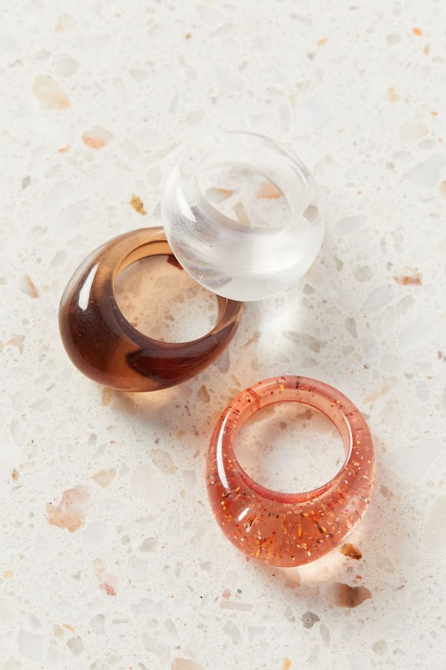 Roxy Resin Ring Set #2