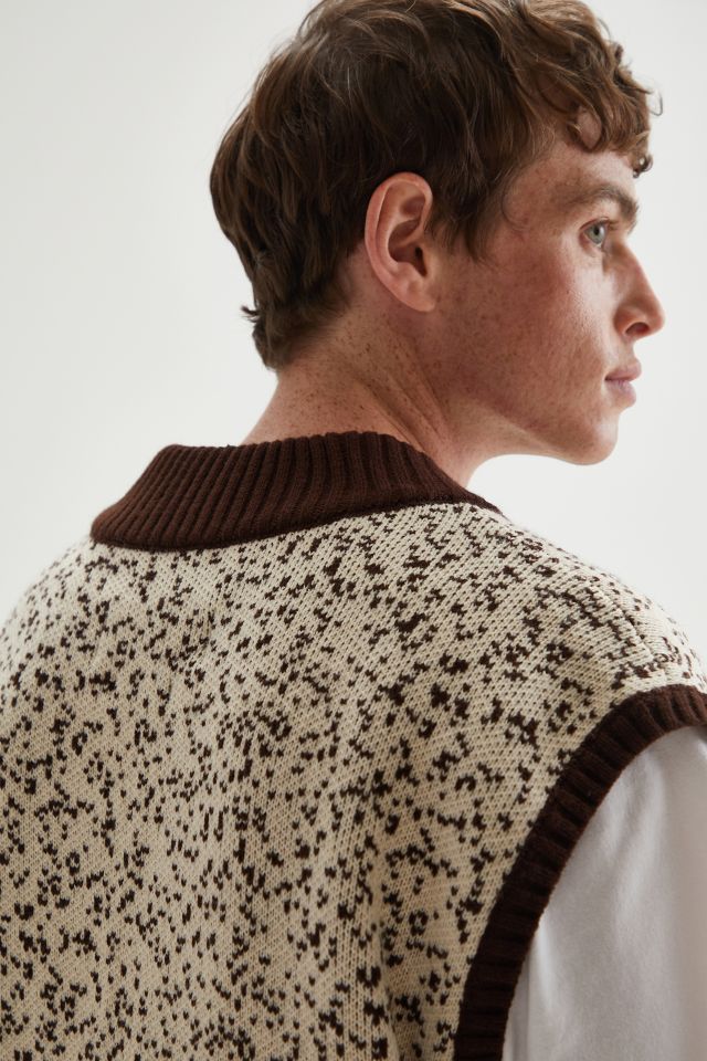 Native Youth Jacquard Knit Sweater Vest #3