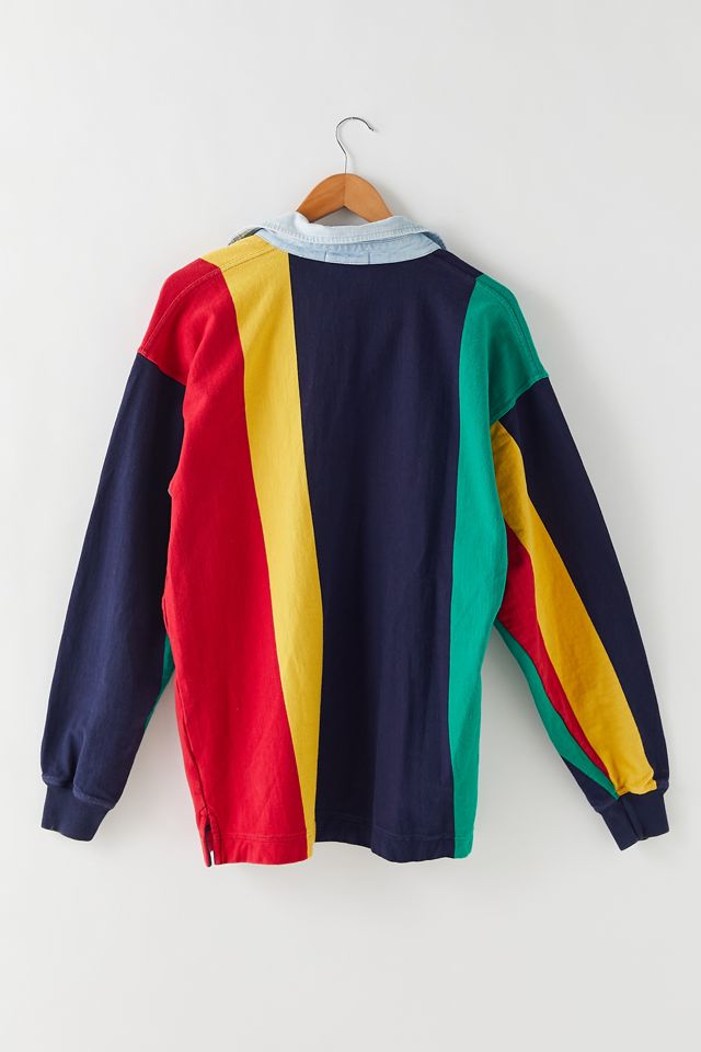 Vintage Colorful Stripe Rugby Shirt | Urban Outfitters