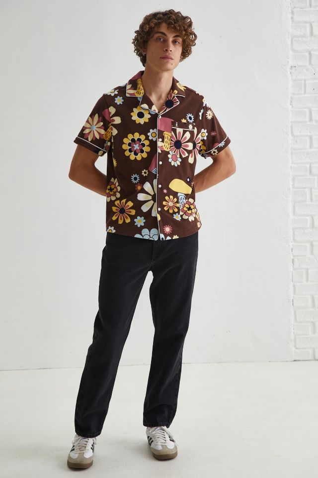 Original Penguin UO Exclusive Floral Terry Shirt #1
