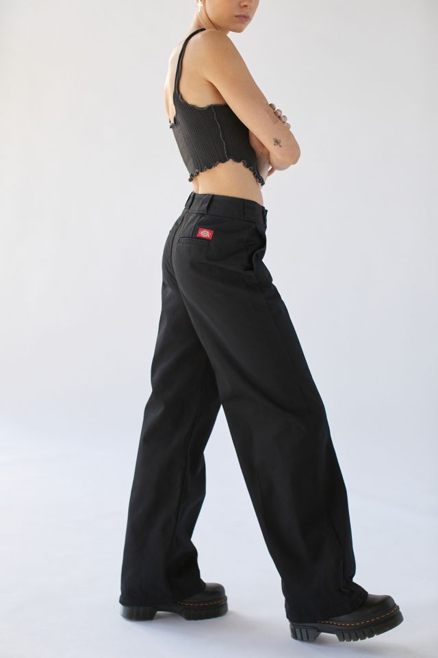 NEW Dickies Juniors WOMEN'S Worker High Rise Wide Leg Pant SKATER 11/30 Y2K