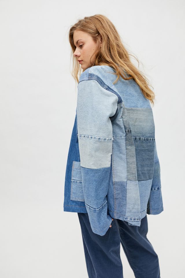Upcycled Pieced Denim Chore Jacket #1