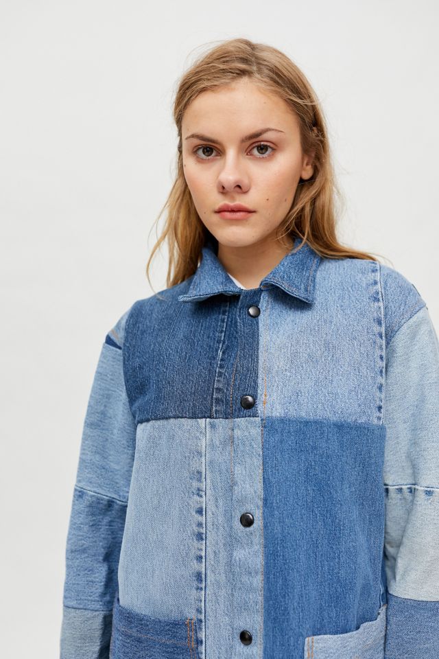 Upcycled Pieced Denim Chore Jacket #3