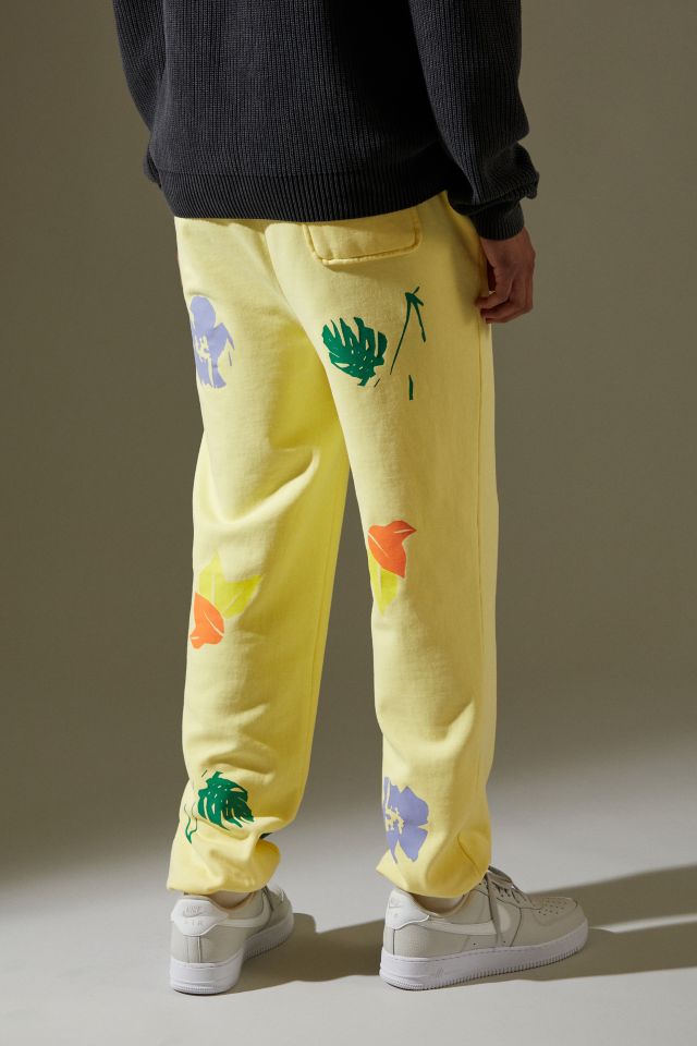Coney Island Picnic Painted Flowers Sweatpant #3