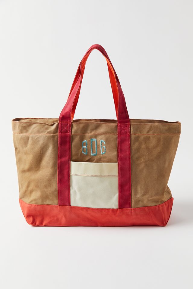 BDG Colorblock Canvas Zip Tote Bag #1