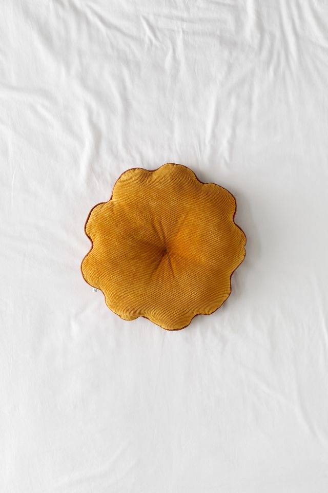 Dahlia Corduroy Throw Pillow #1