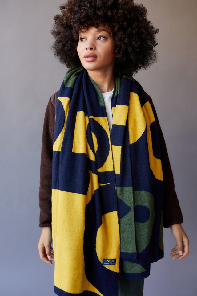 Polo Ralph Lauren Preppy Logo Wrap Scarf | Urban Outfitters Canada